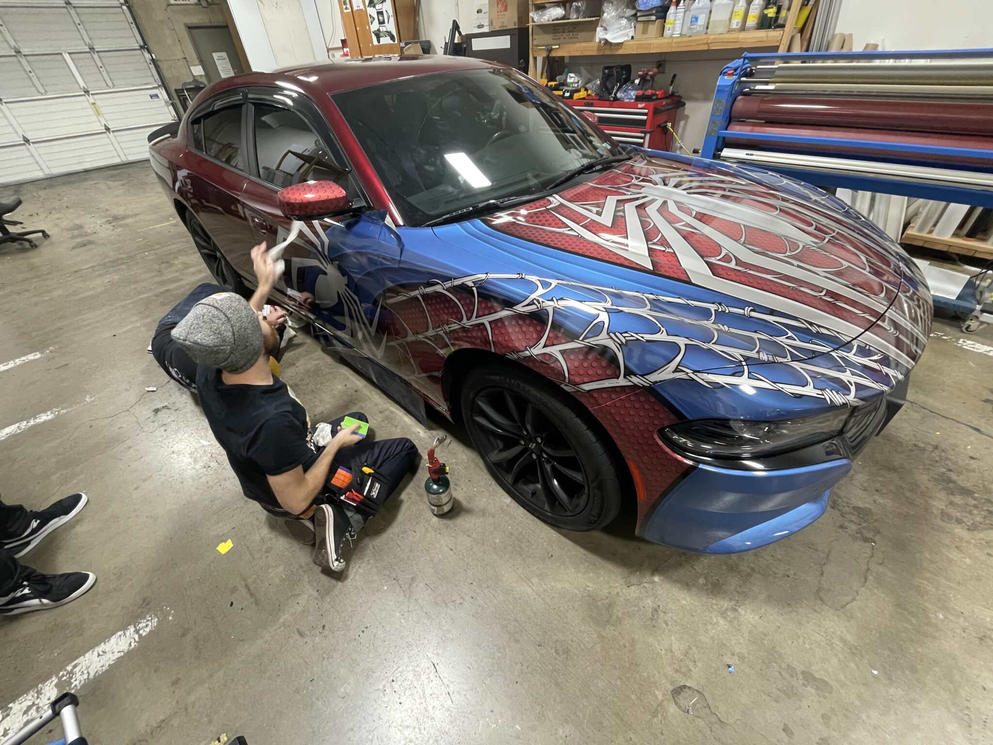 Cool Car Wraps with a Spiderman Theme