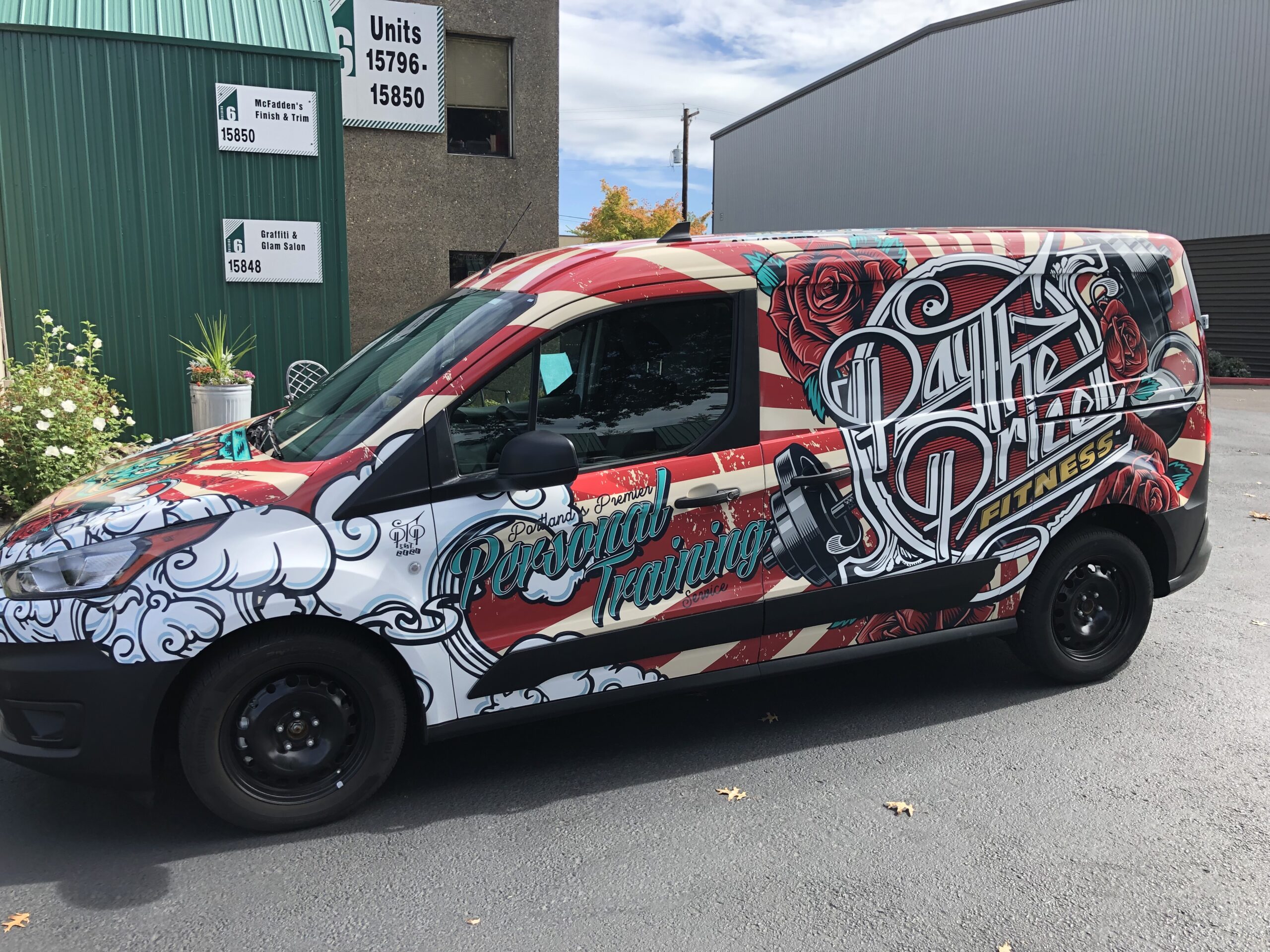 Cascade Wraps - Pay The Price - Van - Vehicle Wrap - Driver Side